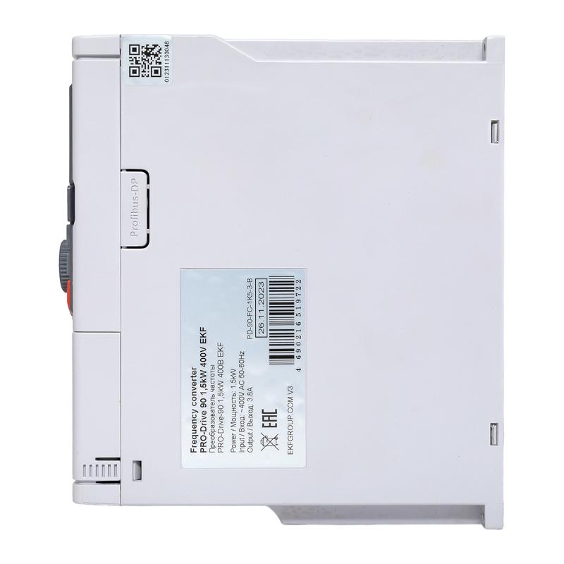 Преобразователь частоты PRO-Drive PD-90-FC-1K5-3-B  | PD-90-FC-1K5-3-B | EKF — миниатюра 21