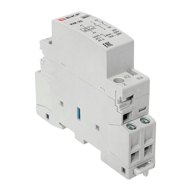 Контактор модульный КМ 20А NО+NC (1 мод.) EKF PROxima | km-1-20-11 | EKF — миниатюра 7