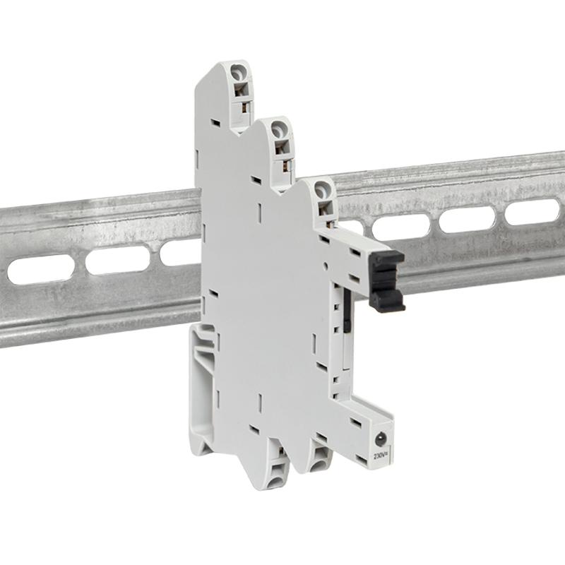 Разъем для реле РM slim 23/1 Push-in 230VАС/60VDC | rms-23-1-push60-230 |  EKF — миниатюра 2