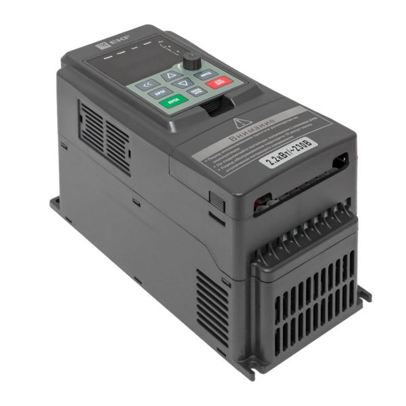 Преобразователь частоты 2,2/4кВт 1х230В VECTOR-100 EKF PROxima | VT100-2R2-1B | EKF — миниатюра 50