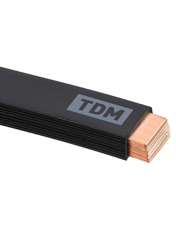 Шина медная гибкая изолированная ШМГ 10х(50х1), 2м, | SQ0841-0017 | TDM — TDM ELECTRIC