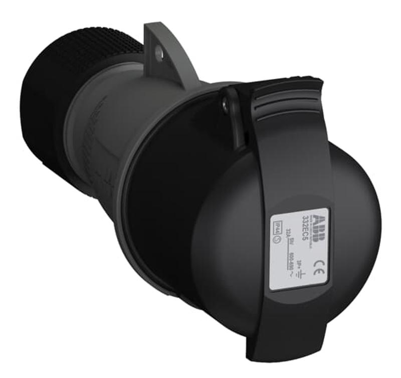 Розетка кабельная Easy&Safe 332EC5,32А,3P+E,IP44,5ч|2CMA102039R1000| ABB — ABB