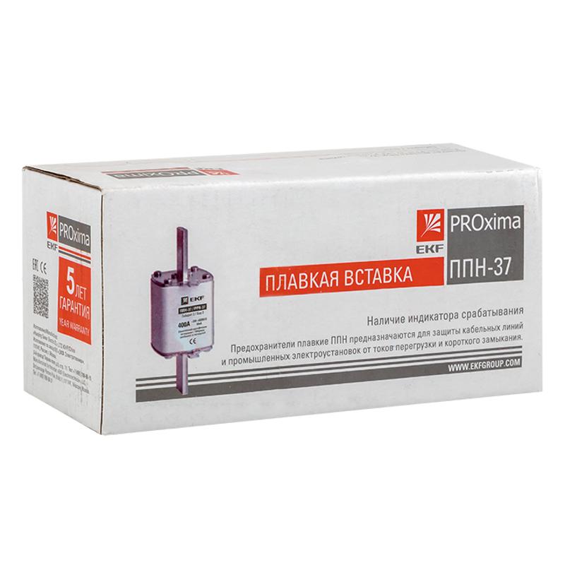 Плавкая вставка ППН-37 400/63А габарит 2 | fus-37/400/63 | EKF — миниатюра 4