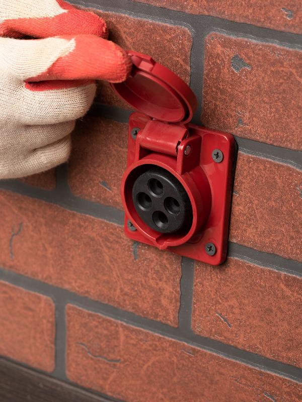Розетка стационарная внутренняя 414 3Р+РЕ 16А 380В IP44 EKF PROxima | ps-414-16-380 | EKF — миниатюра 9