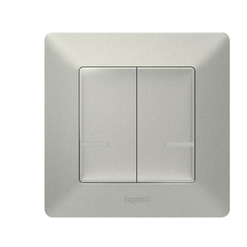 Выключатель Умный беспроводной 2-кл. Valena Life алюм. Netatmo — миниатюра 5