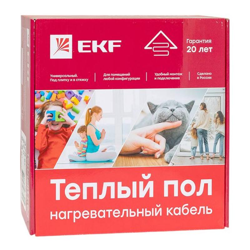 Теплый пол (нагревательный кабель) 375Вт 27 м 2,5 м2 | nk-375 | EKF — миниатюра 17