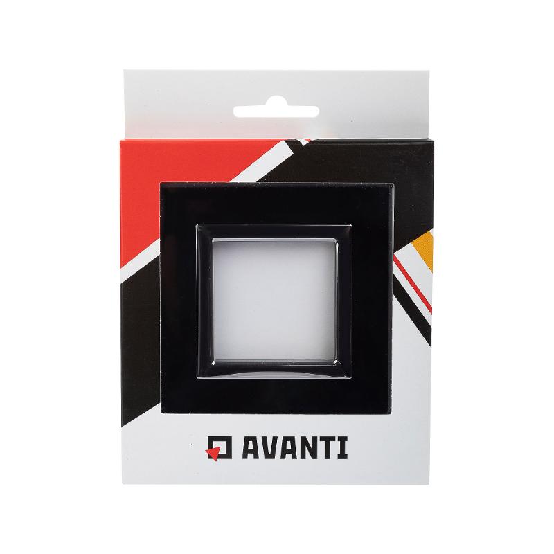 Рамка из натурального стекла, "Avanti", черная, 2 модуля | 4402822 | DKC — миниатюра 8