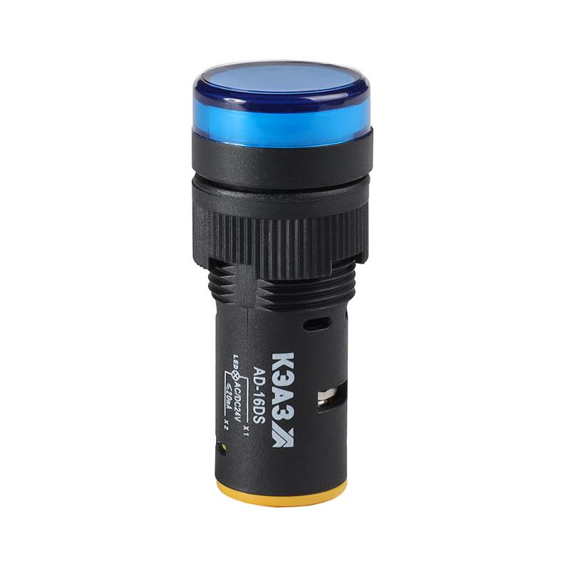 Лампа AD16DS(LED) матрица D16мм синий 24В AC/DC | 357844 | КЭАЗ — КЭАЗ (Курский электроаппаратный завод)