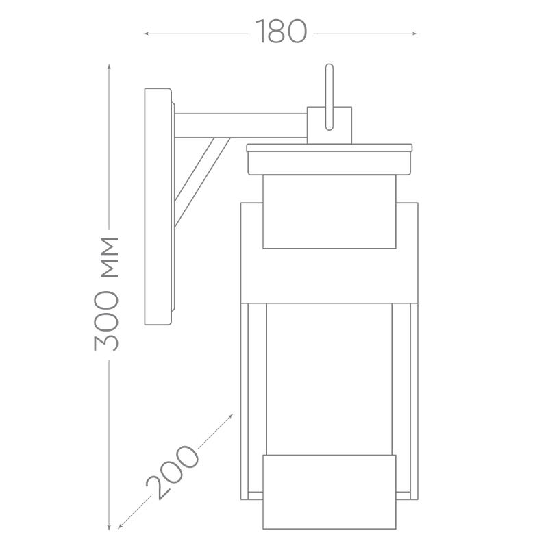 Светильник садово-парковый PL530 60W E27 230V, черный | 11889 | Feron — миниатюра 5