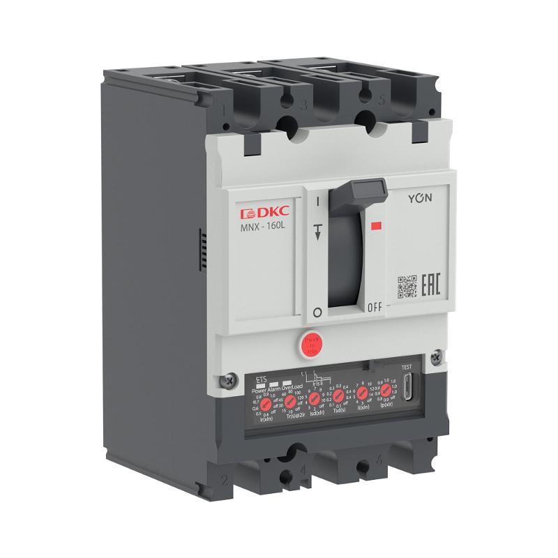 Авт. выкл. YON pro MNX160L 3P 160A 70kA при AC415V расц. ETS | MNX160L3PETS0160 | DKC — DKC (ДКС)