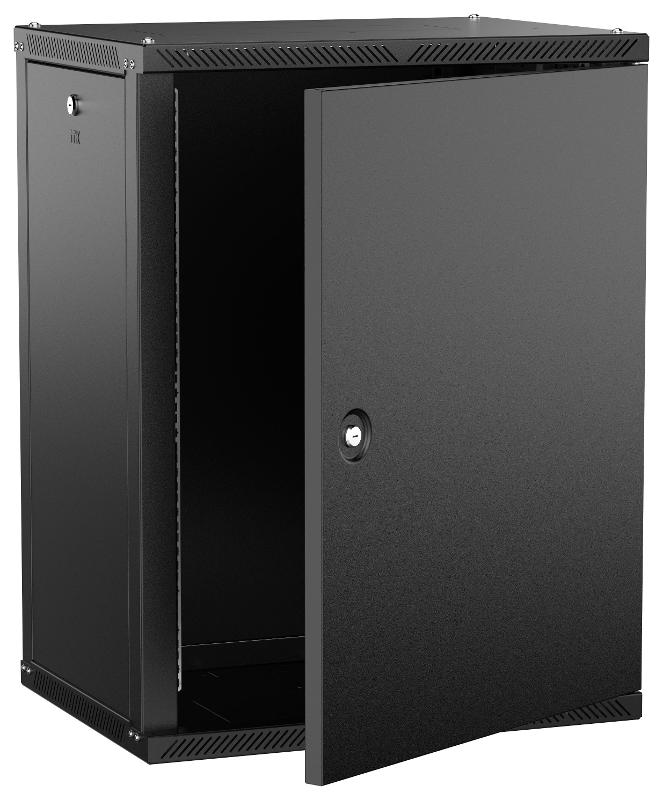 ITK LINEA W Шкаф 15U 600х450мм дверь металл черный 2.0| LWR5-15U64-MF-2| ITK — ITK