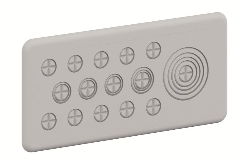 ComfortLine CZF4 Фланец для метрических сальников 10xM16, 3xM16/M20, 1xM16/M20/M25, 1xM16/M25/M32/M40/M50 | 2CPX052438R9999 | ABB — ABB