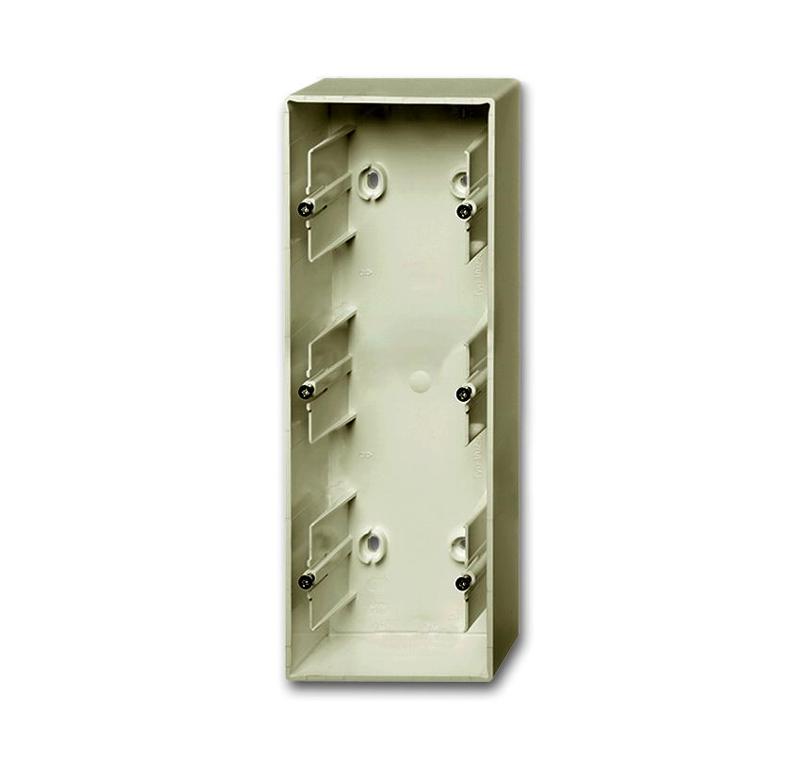 ABB Basic 55 Шампань Коробка для открытого монтажа, 3-постовая | 1799-0-0964  | 2CKA001799A0964 | ABB — ABB
