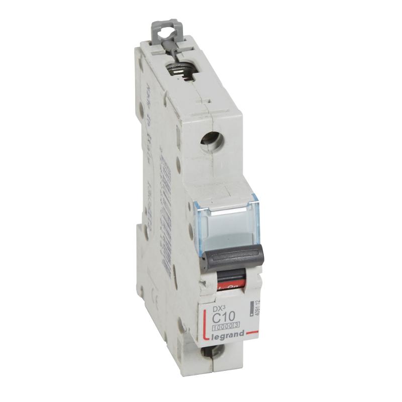 Выключатель автоматический  однополюсный DX3 10000 10А C 16кА | 409112 | Legrand — Legrand