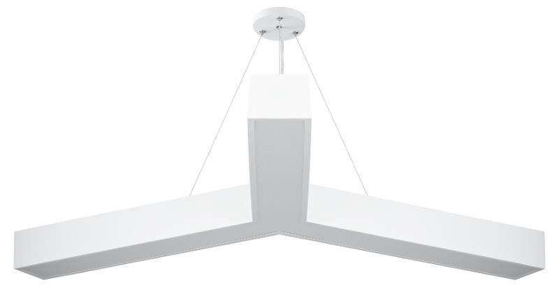 Светильник светодиодный Geometria Igrek SPO-144-W-40K-066 66Вт 4000К 4000Лм IP40 1200*1200*80 белый подвесной ЛТ | Б0058890 | ЭРА — миниатюра 5