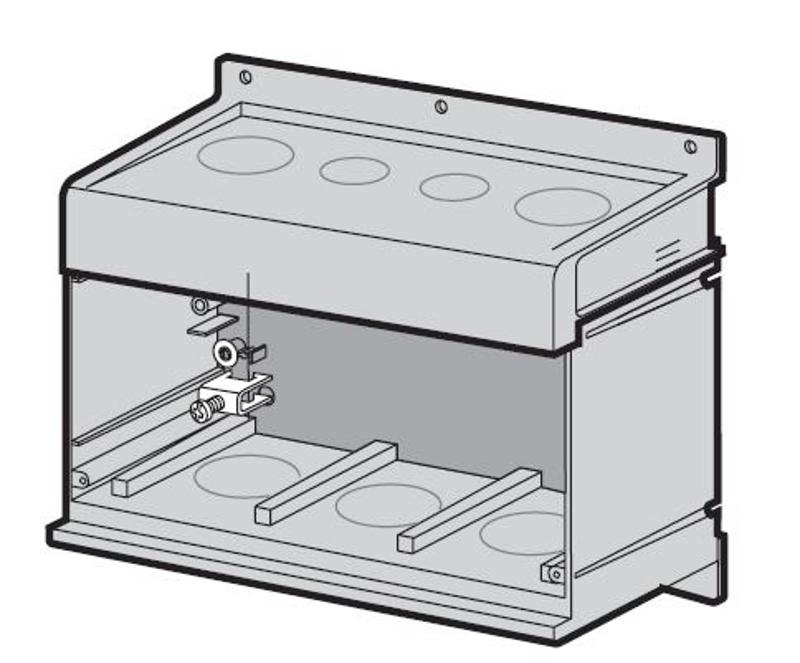Верхняя крышка+нижняя секция с дном FMCE40, 1 ряд | 2CMA191077R1000 | ABB — ABB