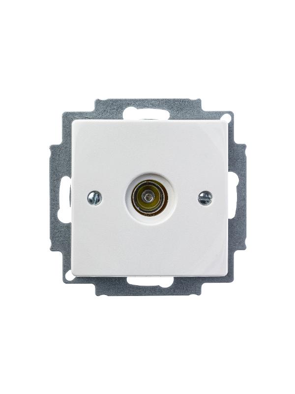 ABB Basic 55 Альп. белый Розетка TV оконечная | 1724-0-4276  | 2CKA001724A4276 | ABB — миниатюра 2