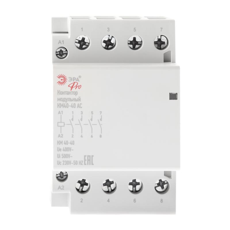 Контактор модульный NO-902-292 Pro-300 КМ40-40 AC (4/20/600) | Б0049165 | ЭРА — миниатюра 3