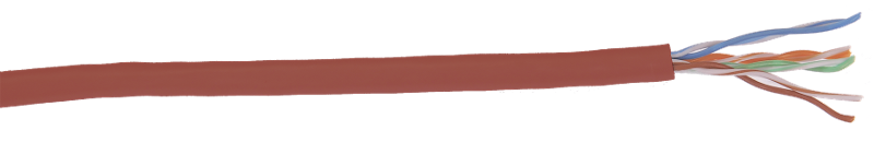 Каб. в. п. U/UTP кат. 5E 4х2х24AWG solid LSZH 305м крас. | LC1-C5E04-124 | ITK — миниатюра 2