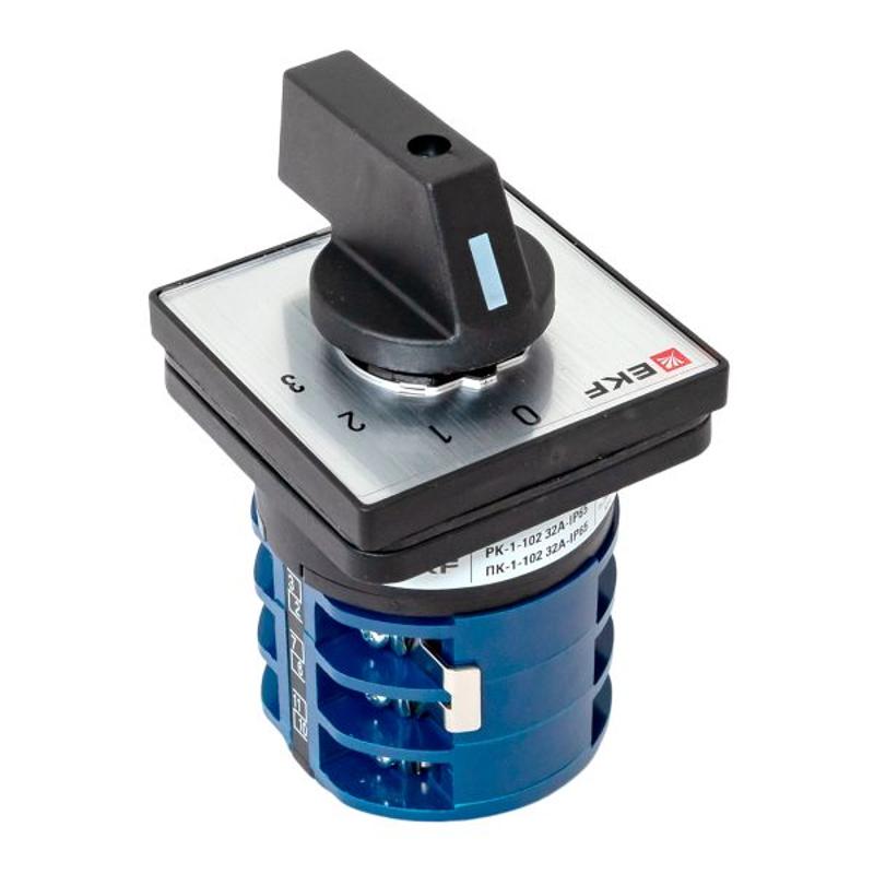 Переключатель кулачковый ПК-1-102 32А 2P «0-1-2-3» IP65 | pk-1-102-32-65 | EKF — миниатюра 7