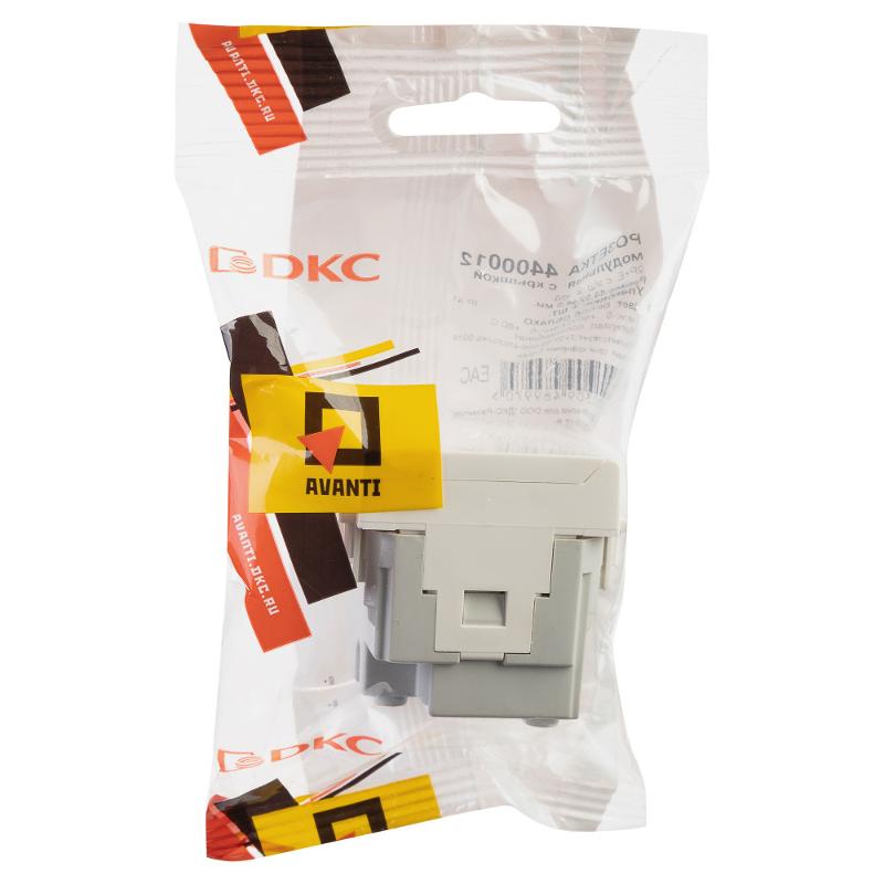 Розетка 2P+E, с з/ш, "Avanti" IP41, белая | 4400012 | DKC — миниатюра 9