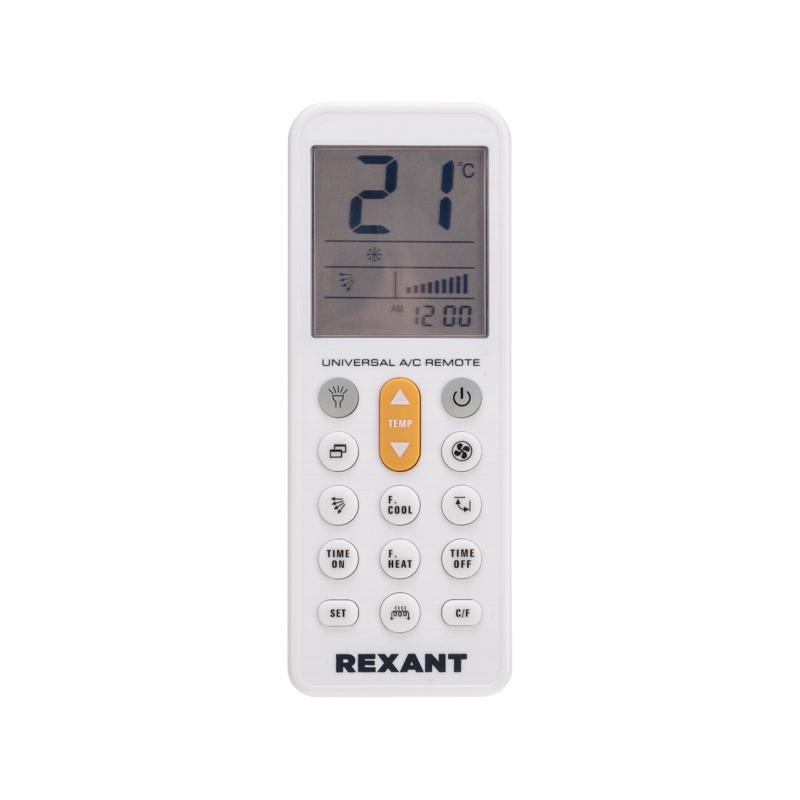 Пульт универсальный для кондиционеров (RX-102AII) REXANT | 38-0105 | REXANT — REXANT