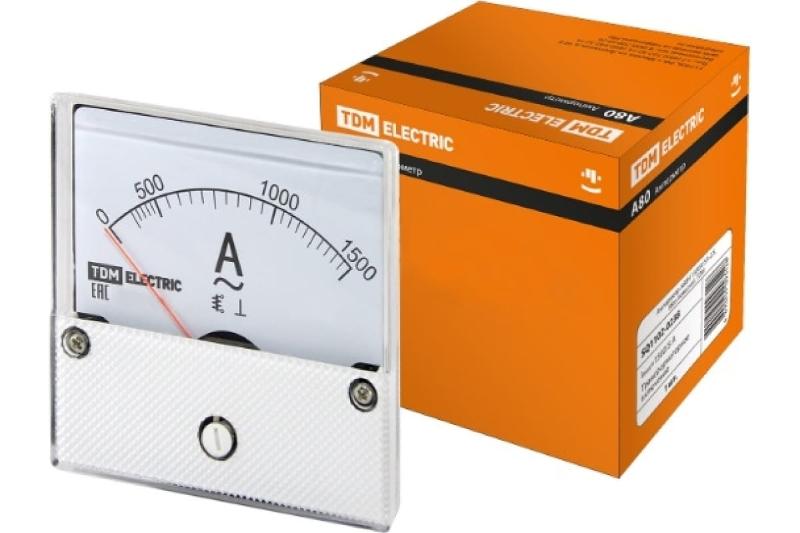 Амперметр А80Н 800А/5А-2,5, (без поверки), | SQ1102-0266 | TDM — TDM ELECTRIC