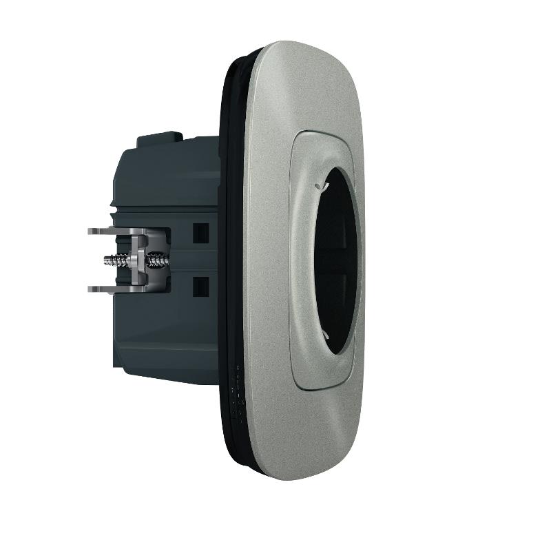 Розетка умная с/з Valena Allure 16А 230В алюм. Netatmo — миниатюра 3