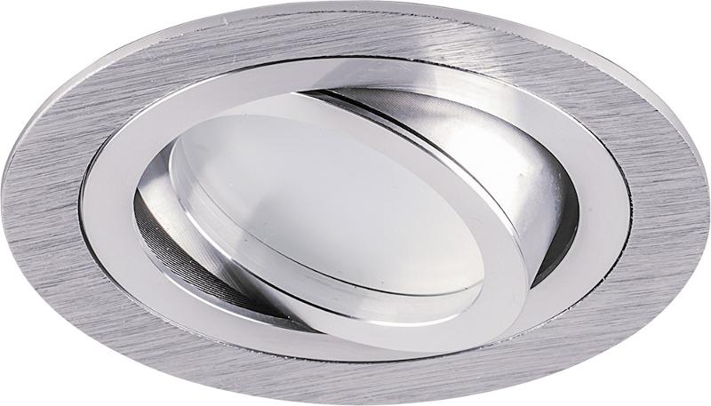 Светильник точечный встраиваемый под лампу DL2811 MR16 50W G5.3 "круг", хром (аналог DL272) | 32645 | FERON — миниатюра 1