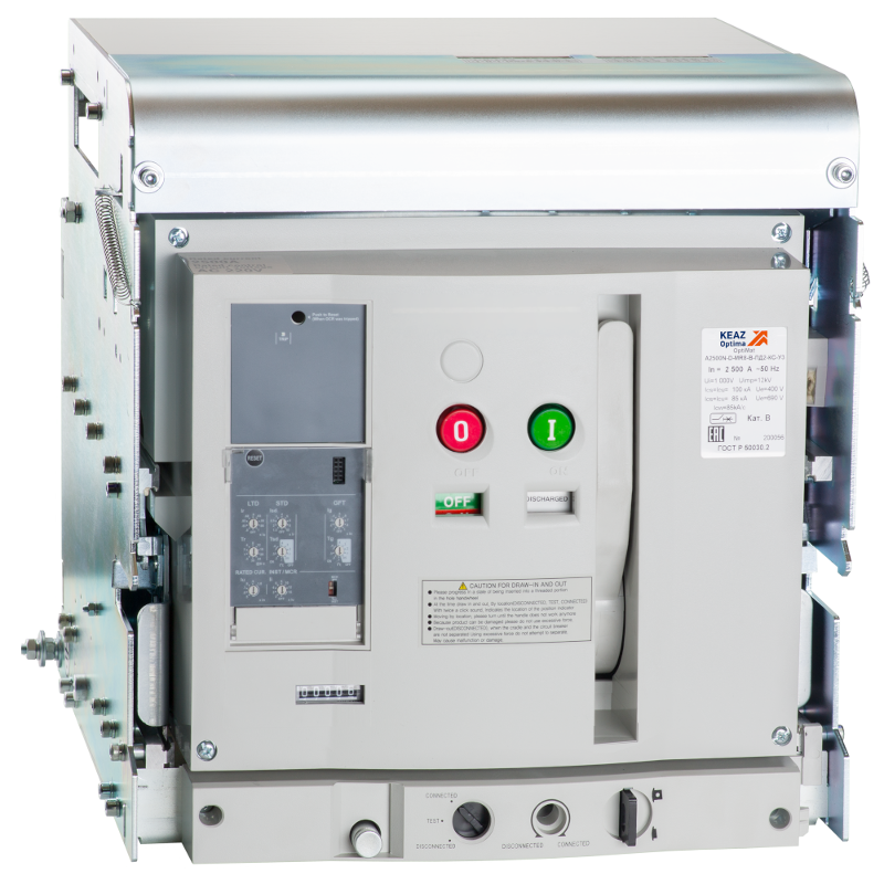 Выключатель автоматический OptiMat A-2000-S2-3P-85-D-MR7.0-B-C2202-M2-P01-S1-03 | 370152 | КЭАЗ — фото 1 | Sento