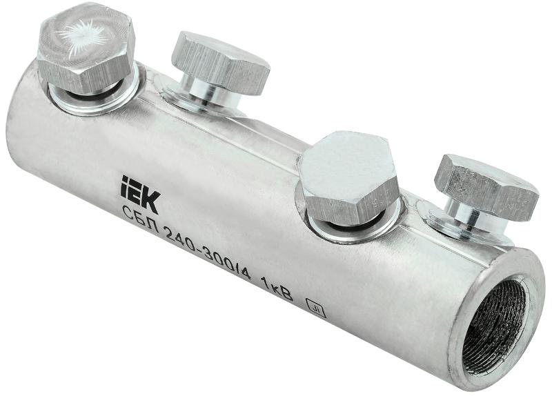 Соединитель болтовой луженый СБЛ 240-300/4 1кВ | UCB11-240-300-04-01 | IEK — IEK (ИЭК)