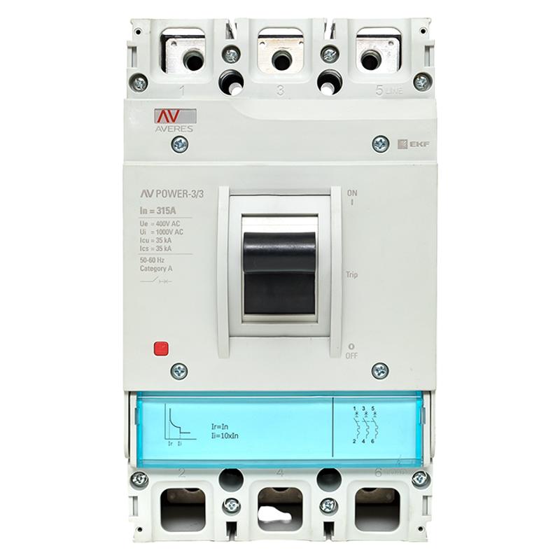 Выключатель автоматический AV POWER-3/3 315А 35kA TR | mccb-33-315-TR-av | EKF — миниатюра 10