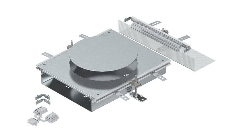 Монтажная секция для канала OKA-W 6050 для лючка GES9 (сталь) (OKA-W A 6050R9) | 7424906 | OBO Bettermann — OBO Bettermann