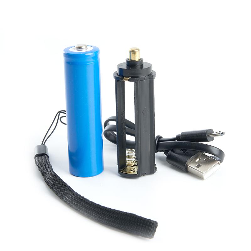 Фонарь светодиодный переносной аккумуляторный USB ZOOM, TH2401 | 41683 | FERON — миниатюра 3