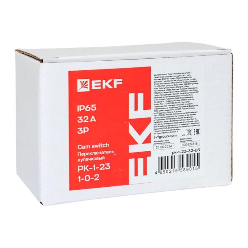 Переключатель кулачковый ПК-1-23 32А 3P «1-0-2» IP65 | pk-1-23-32-65 | EKF — миниатюра 9