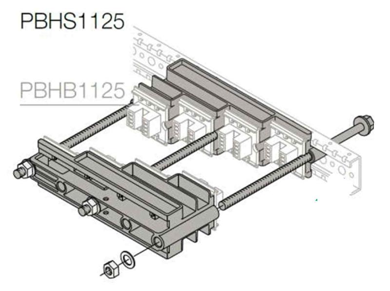 Держатель ступенчатый для шины медной|1STQ007429A0000 | ABB — миниатюра 2
