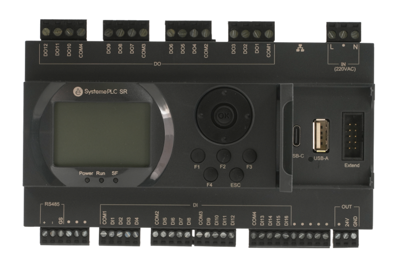 Интеллектуальное реле SR2; 220 VAC; дисплей; 28 IO: 16 DI, 12 DO (реле); 1xRS485, 1xRJ45 | ZR2PP11P7 | SE — миниатюра 3
