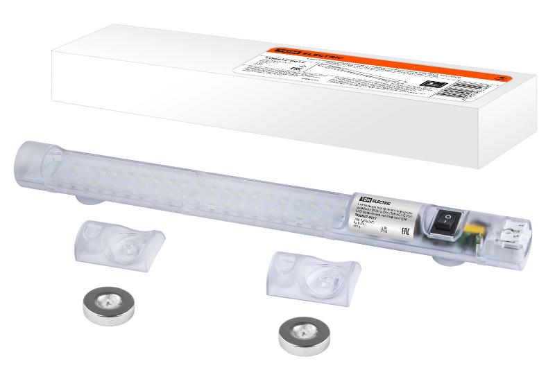 Светильник внутреннего освещения шкафов СВОШ-3 5Вт 230В AC/DC IP20 LED (крепление винт/магнит) | SQ0837-0017 | TDM — TDM ELECTRIC