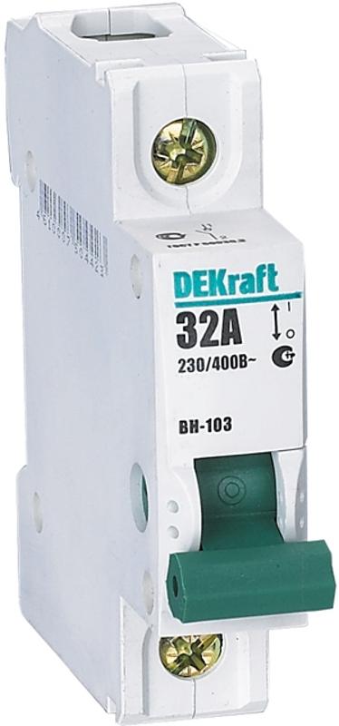 Выключатель нагрузки 1Р 63А ВН-103 | 17052DEK | DEKraft — миниатюра 5