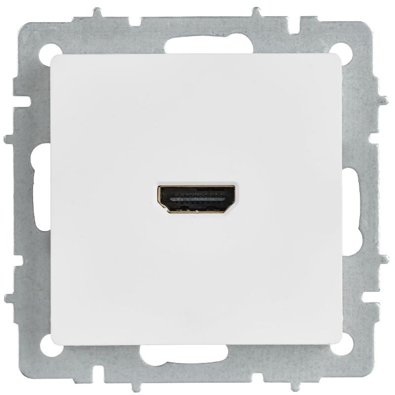 BRITE Розетка HDMI РHDMI-0-БрАБ арктический белый  | BR-H10-K91 | IEK — миниатюра 2