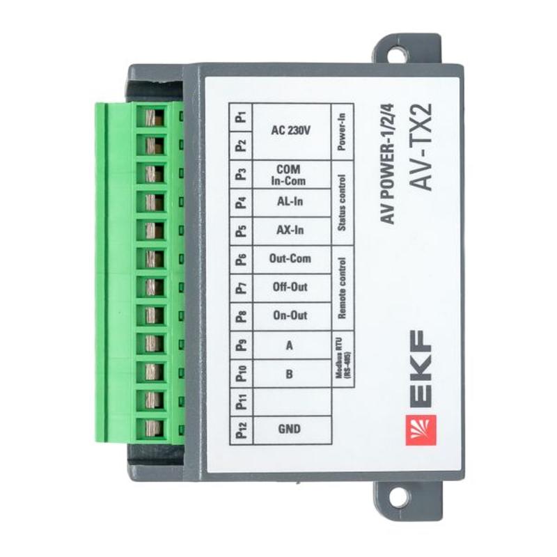 Коммуникационный блок ModBus RTU для ETU x.2 AV POWER-1/2/4 AVERES | mccb-124-modbus-av | EKF — миниатюра 9