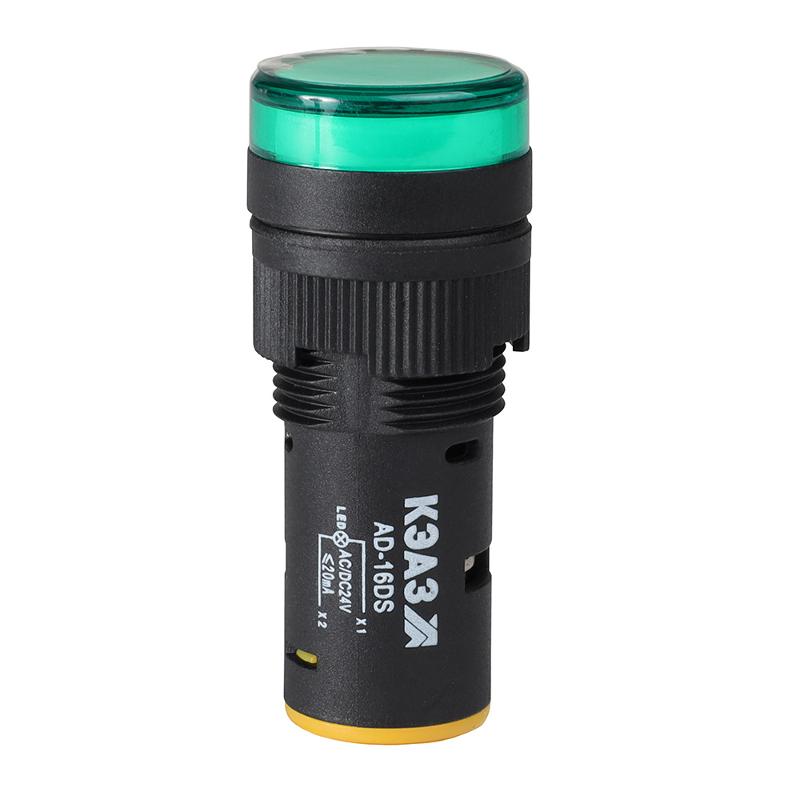 Лампа AD16DS(LED) матрица D16мм зеленый 24В AC/DC | 357841 | КЭАЗ — КЭАЗ (Курский электроаппаратный завод)