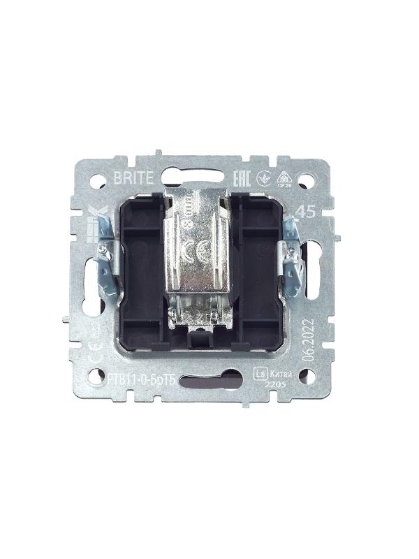 BRITE Розетка TV оконечная РТВ11-0-БрТБ темная бронза  | BR-A10-O-K45 | IEK — миниатюра 13