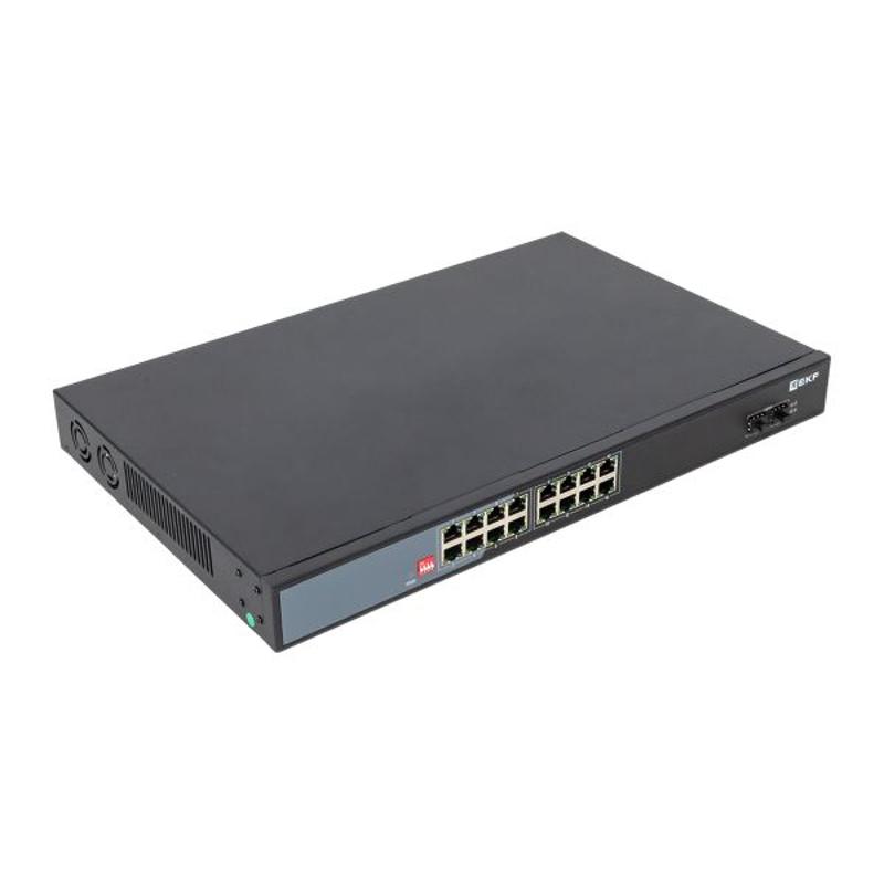 Промышленный неуправляемый коммутатор U-2GX/SFP-16GTP-R, 2 порта 1000Base-X SFP, 16 портов 10/100/1000Base-T(X) RJ45 c PoE, монтаж в 19" стойку TSX |T — миниатюра 21