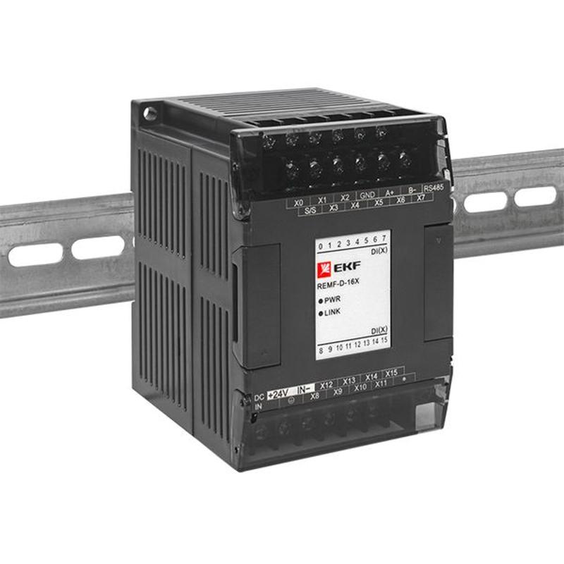 Модуль дискретного ввода REMF 16 PRO-Logic | REMF-D-16X | EKF — миниатюра 16