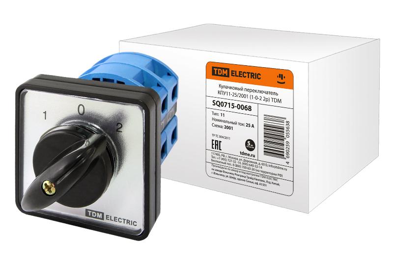 Кулачковый переключатель КПУ11-25/2001  | SQ0715-0068 | TDM — TDM ELECTRIC