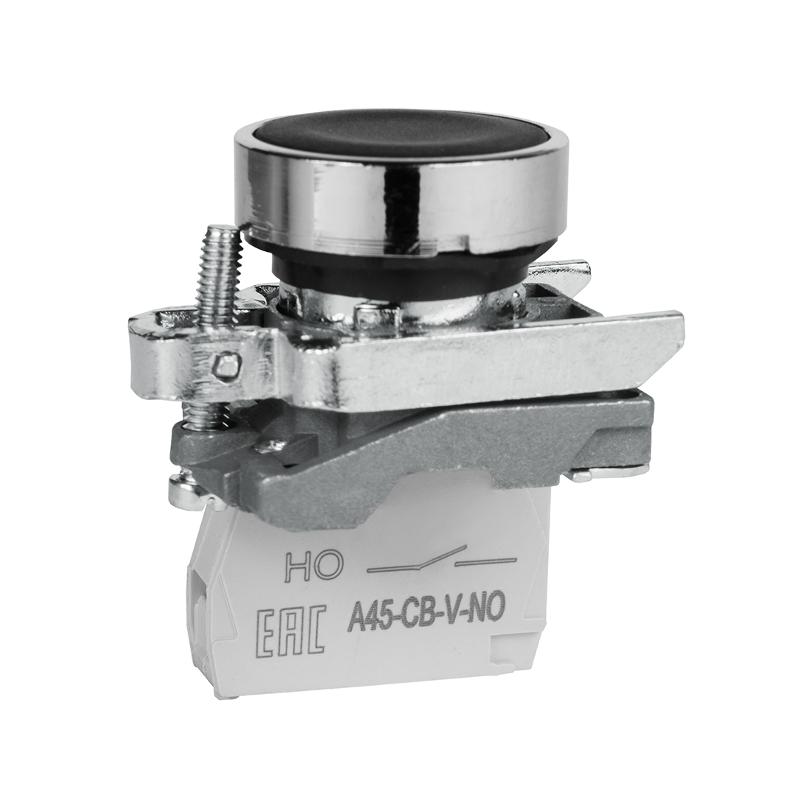Кнопка OptiSignal D22 C4-P-210 черная металл 1НО XB4BA21 |332166| КЭАЗ — КЭАЗ (Курский электроаппаратный завод)