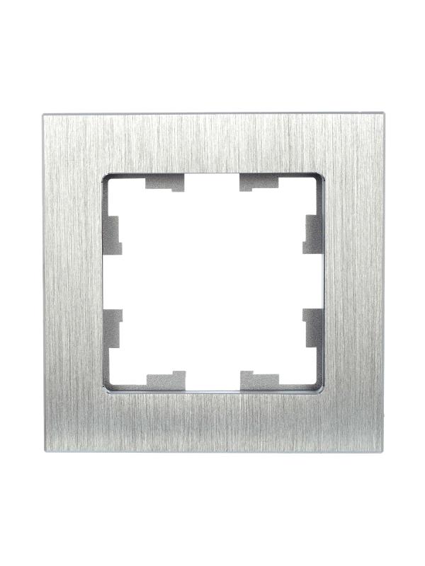 BRITE Рамка 1-ая РУ-1-1-БрА металл алюминий | BR-M12-M-K47 | IEK — миниатюра 8