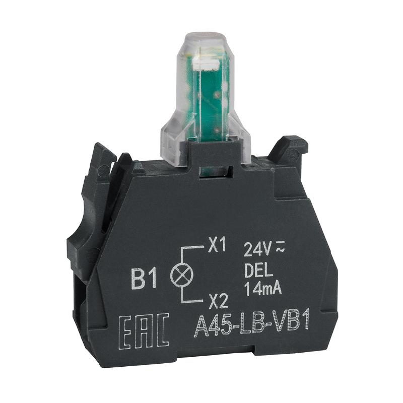 Световой блок OptiSignal D22 A45-LB-VB1 белый 24VACDC ZBVB1 |332202| КЭАЗ — фото 1 | Sento