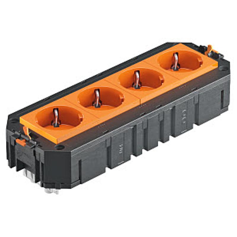 Коробка монтажная укомплектованная UT4 GST18i (4 розетки) | 7404672 | OBO Bettermann — миниатюра 2